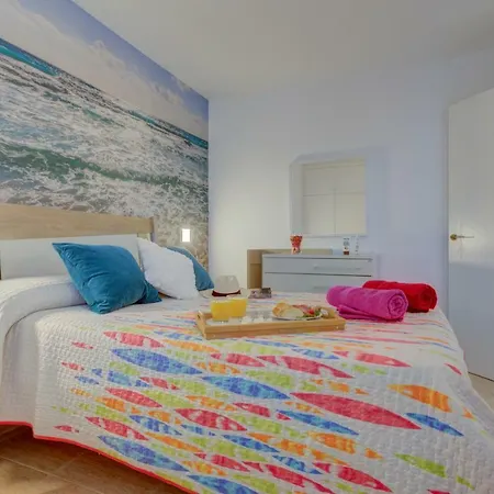 307 Bright, Sea View, Air Conditioning With Swimming Pool Playa de las Americas (Tenerife)